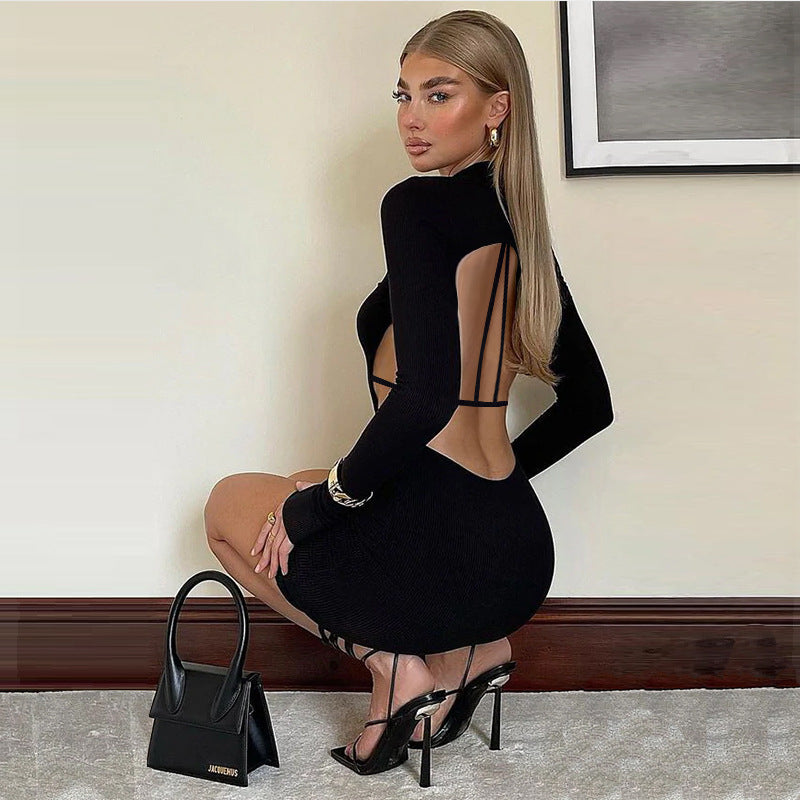 Abito tubino nero da donna